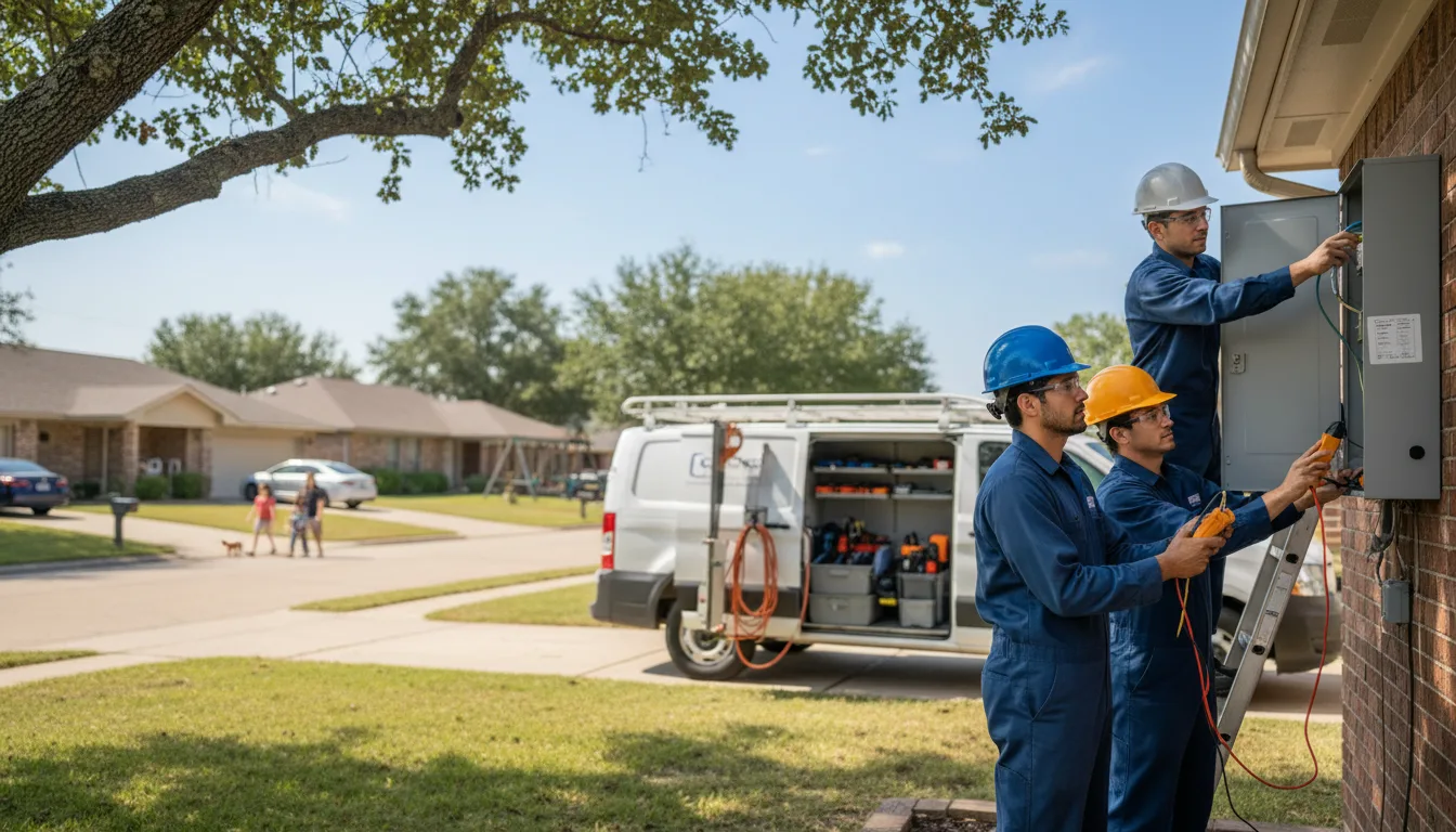 Certified electrician providing emergency electrical services in Jenkinsburg, GA